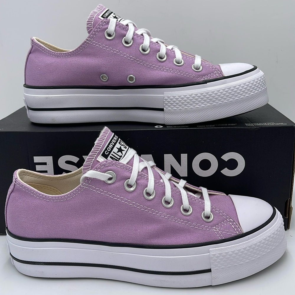 Converse WMNS A09394F CTAS LIFT OX
CLASSIC AMETHYST/WHITE/BLACK Platforms Snkrs - Picture 1 of 16